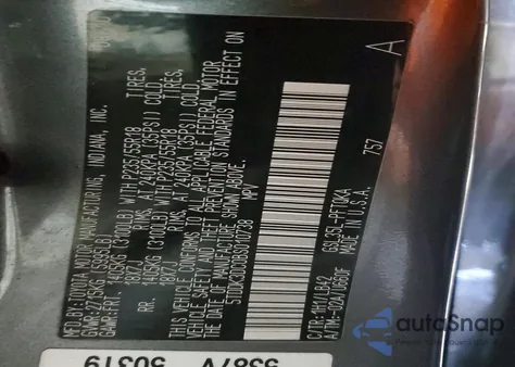 2011 Toyota Sienna Xle z USA, uszkodzony, nr VIN 5TDDK3DC0BS010738